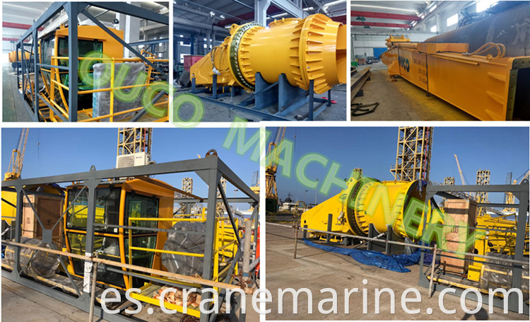 Ocuo Marine Deck Ship Crane Knuckle Boom Grúa para la venta